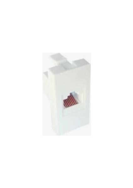 Cat6 Priz Modülü Dişi-Dişi 22.5X45 mm