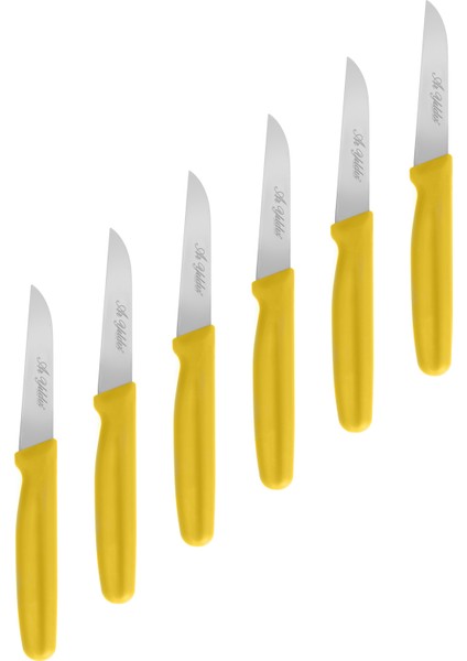 Sebze Bıçak 11 cm Sarı