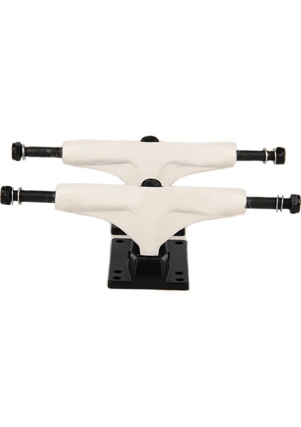 Evrensel 5 Inç Çekirdek Kaykay Kamyonlar Braketi - Alüminyum Alaşım, Premium Burçlar Longboard Kamyon Köprüsü Paten Kurulu Kamyon Braketi - Beyaz (Yurt Dışından)