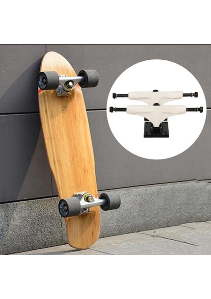 Evrensel 5 Inç Çekirdek Kaykay Kamyonlar Braketi - Alüminyum Alaşım, Premium Burçlar Longboard Kamyon Köprüsü Paten Kurulu Kamyon Braketi - Beyaz (Yurt Dışından) fırsatları