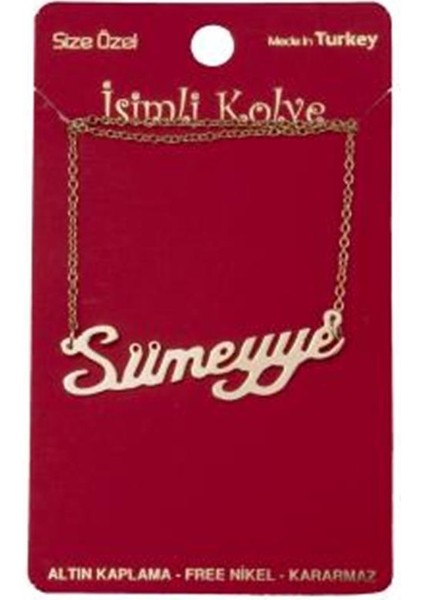 Sümeyye Isimli Kolye