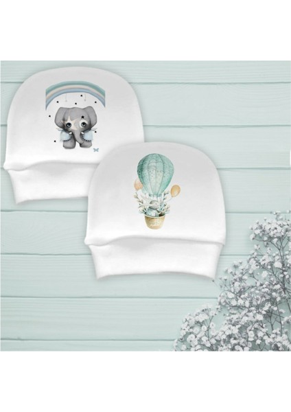 Nilesbabyshop İsme Özel Bebek Bere 2'li