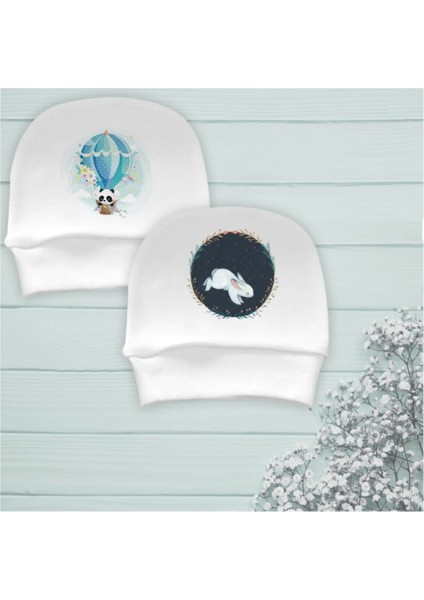 Nilesbabyshop İsme Özel Bebek Bere 2'li