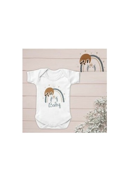 Nilesbabyshop İsme Özel Hediyelik Organik Bebek Zıbın