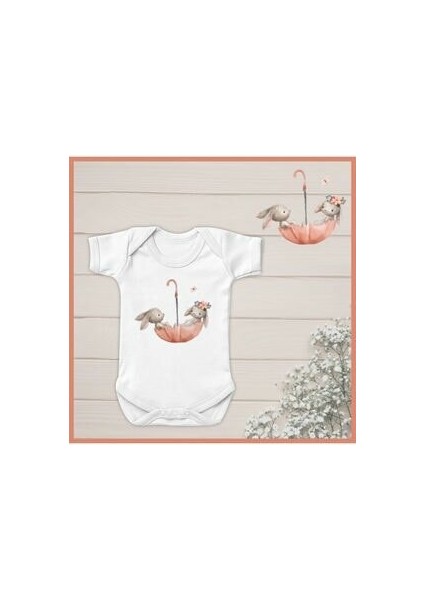 Nilesbabyshop İsme Özel Hediyelik Organik Bebek Zıbın
