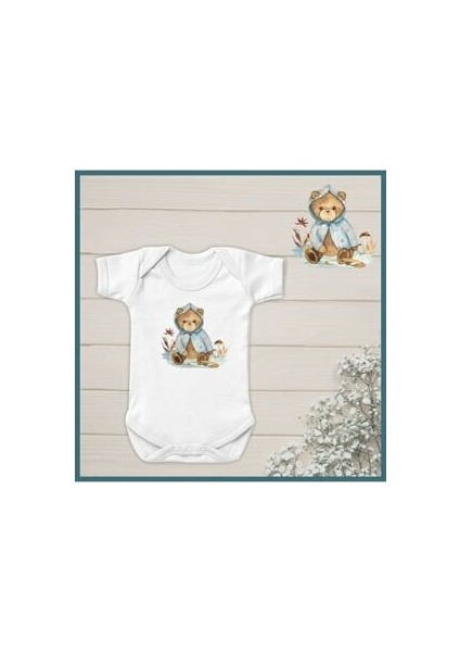 İsme Özel Hediyelik Organik Bebek Zıbın