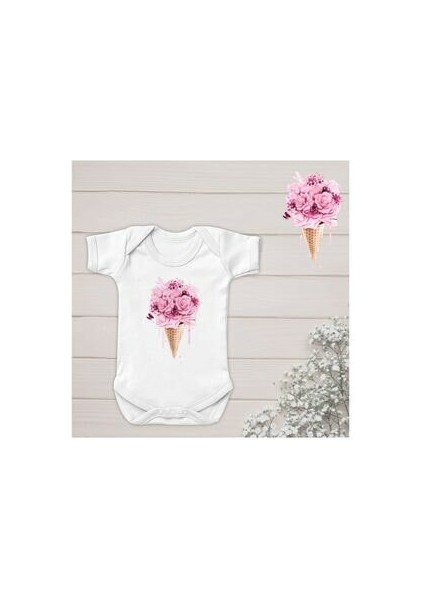 İsme Özel Hediyelik Organik Bebek Zıbın