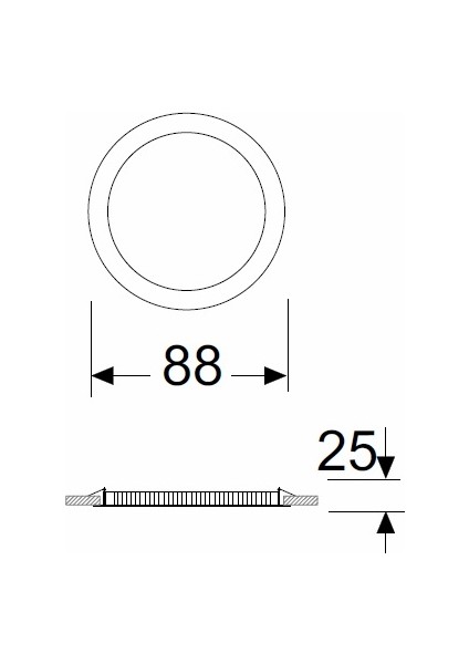 3W 3000K Slim Panel LED Günışığı fiyatları