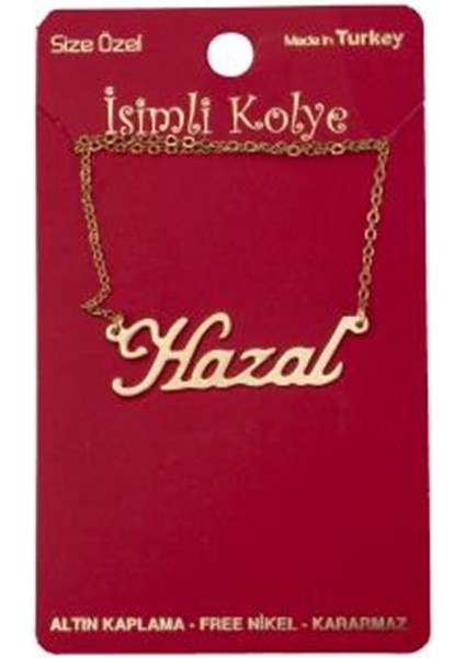 Marka Hazal Isimli Kolye Kategori: Bijuteri Kolye