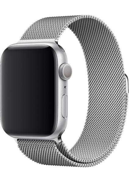 Apple Watch Seri 9 8 7 6 5 4 3 Se 38-40-41 MM Ebatlar İçin Milano Loop Çelik Örme Kordon