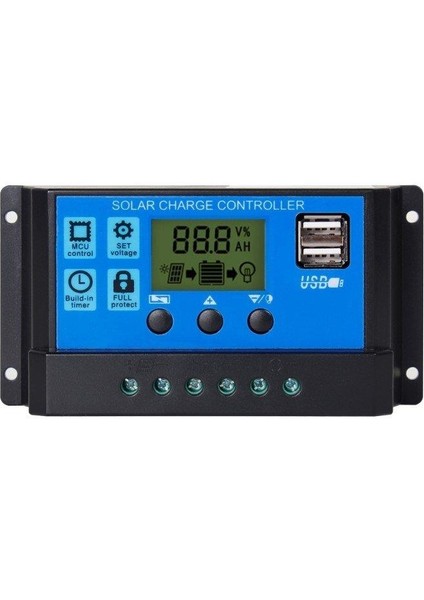 Solar Panel Akü Şarj Cihazı 30A 12/24V