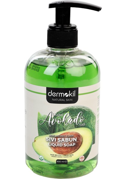 Sıvı Sabun Doğal Avakado 500 ml