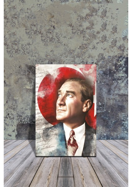 Mdf Tablo Dekoratif Atatürk Tablosu 20 x 30 cm