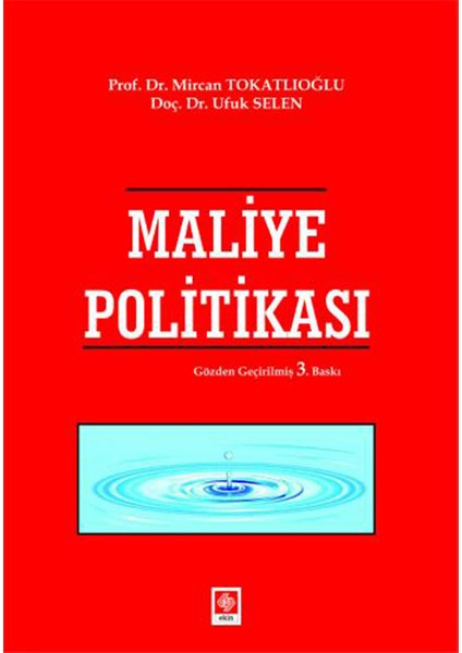 Maliye Politikası - Mircan Tokatlıoğlu