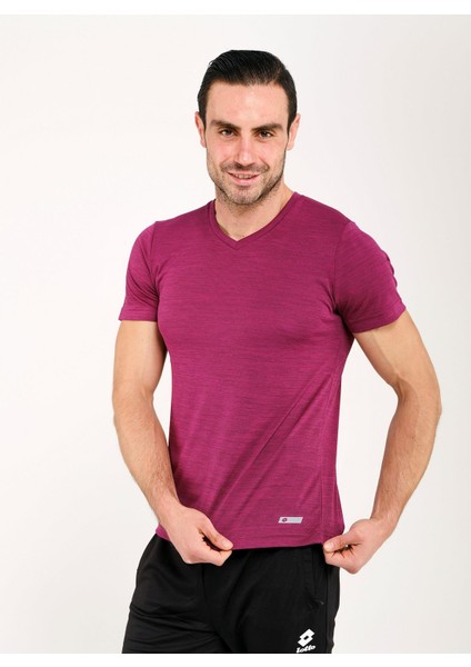 Erkek Bordo T-Shirt W1113