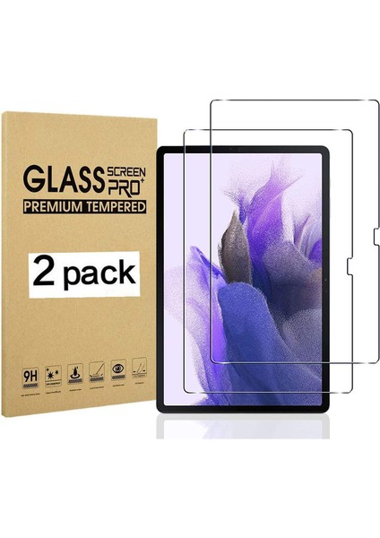 2'li Samsung Galaxy Tab S7 Fe 12.4'' 9h Sertlik Temperli Cam Ekran Koruyucu (Yurt Dışından)