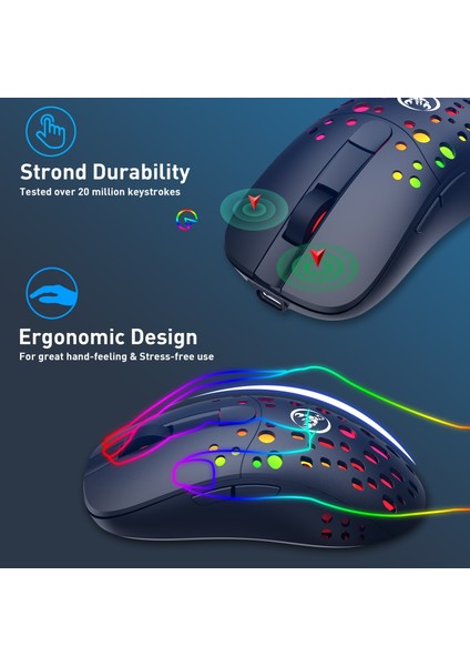 T100 Kablolu Kablosuz Çift Modlu Fare Siyah (Yurt Dışından) fırsatları