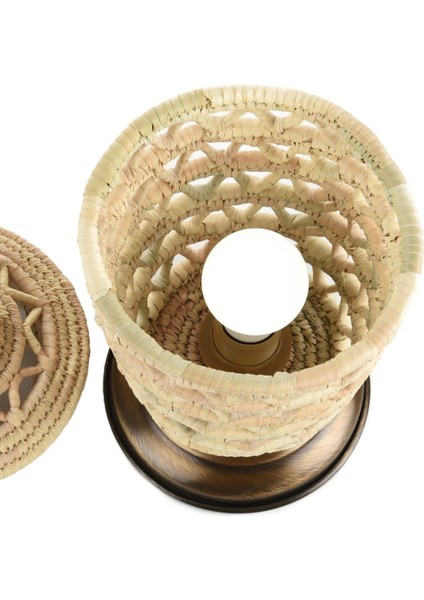 Teasel Hasır Masa Lambası