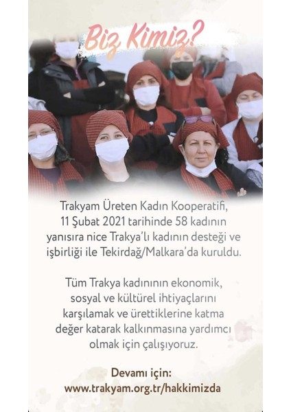 Trakyam Üreten Kadın Kooperatifi Doğal Yerli Tohum Kuru Fasulye (500 Gr)