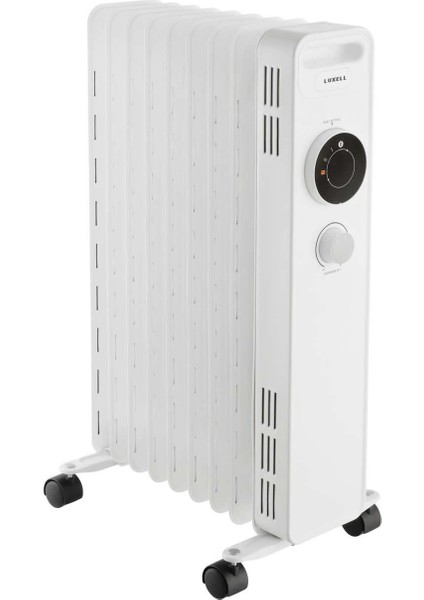 LUX-1225 9 Dilim 2000 Watt Yağlı Radyatör - Beyaz