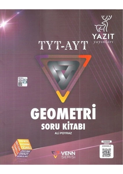 Yazıt Yayınları Venn Tyt-Ayt Geometri Soru Kitabı - Ali Poyraz