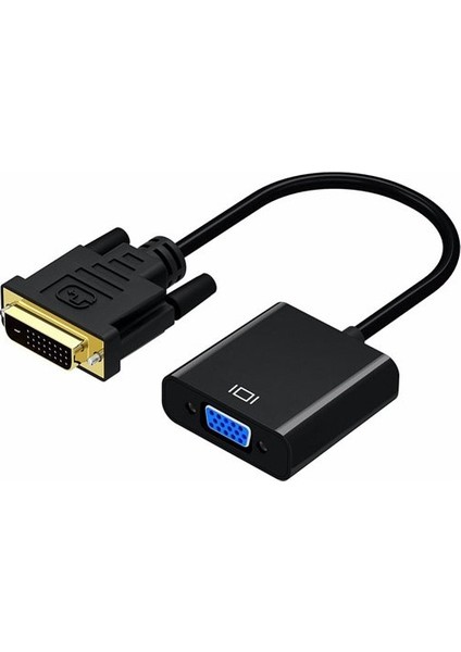 Boblov DVI To VGA Aktif Dönüştürücü Kablo (Dvi-D Erkek - Vga) DVI VGA