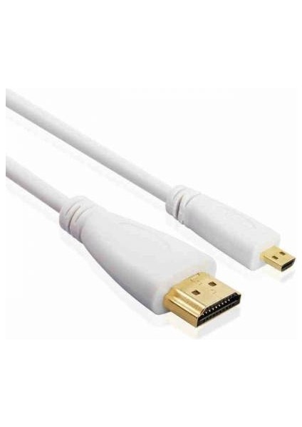 1.5 Metre Micro HDMI Kablo Micro HDMI (Micro USB Giriş Değildir) Telefonlara Olmaz Kablo Rengi Siyah