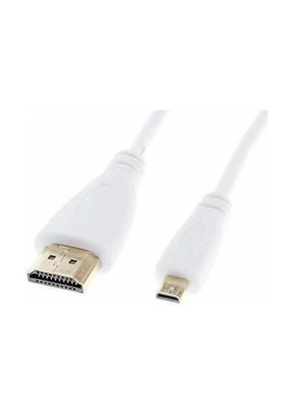 1.5 Metre Micro HDMI Kablo Micro HDMI (Micro USB Giriş Değildir) Telefonlara Olmaz Kablo Rengi Siyah
