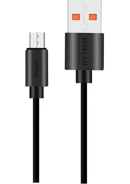 HY-X83 1 mt 2A Micro USB Siyah Şarj Kablosu