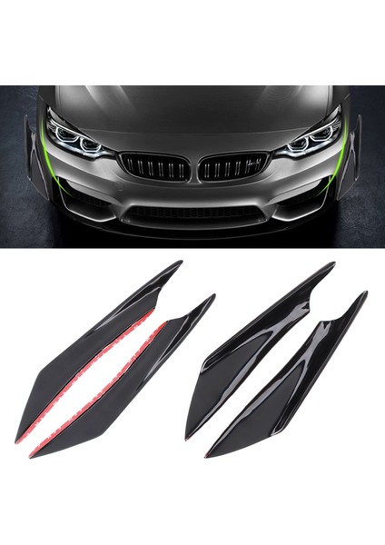 4 Adet Araba-Styling Flank Dekoratif Etiket-Siyah (Yurt Dışından) fiyatları