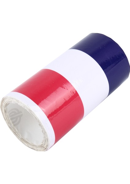 2 M Araba Plastik Wrap Sticker Çıkartması Filmi-Mavi + Beyaz + Kırmızı (Yurt Dışından)