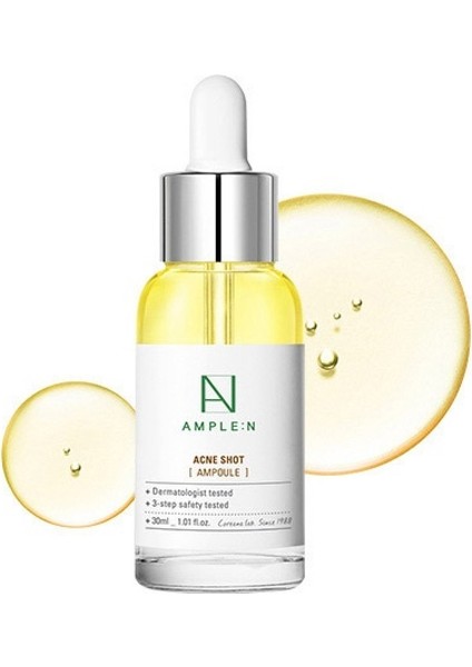 Acne Shot Ampoule 30ML Akneli Ciltler Için Bakım Ampoule Serum