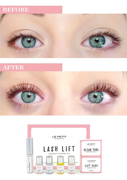 Kirpik Lifting Seti, Lash Lift, Kaş & Kirpik Perma Seti