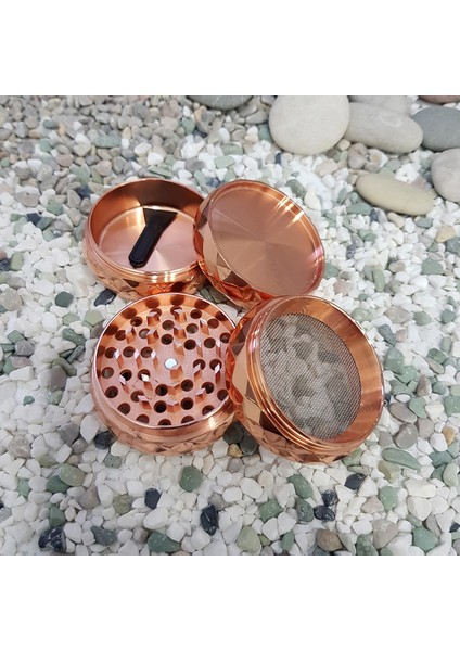 Grinder Herbal Öğütücüsü Parçalayıcı Rose Renk 56 mm RB81RS fiyatları