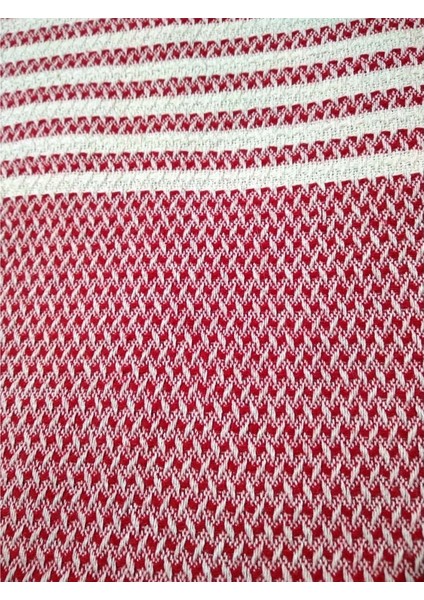 Pamuklu Kaymaz Hasır Dokuma Koltuk-Çekyat Örtüsü (180X220)-KIRMIZI fiyatları