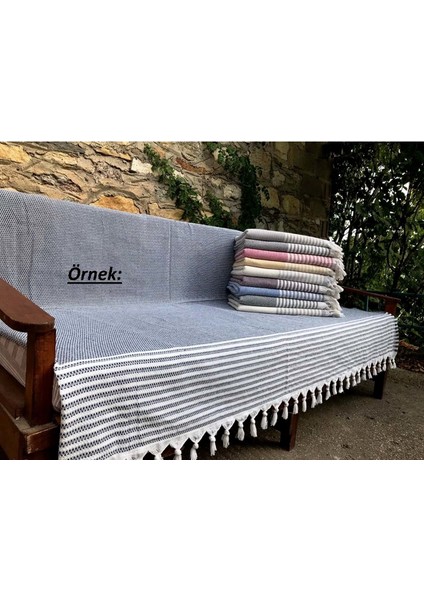 Pamuklu Kaymaz Hasır Dokuma Koltuk-Çekyat Örtüsü (180X220)-YEŞIL Açık modelleri