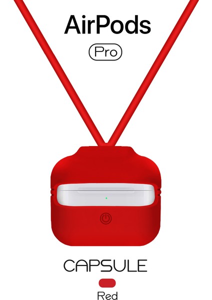 Buff Blogy Airpods Pro Silikon Kılıf Red
