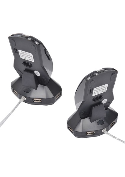 Fare Şarj M-011G 2.4ghz 6 Keys Kablosuz Siyah (Yurt Dışından)