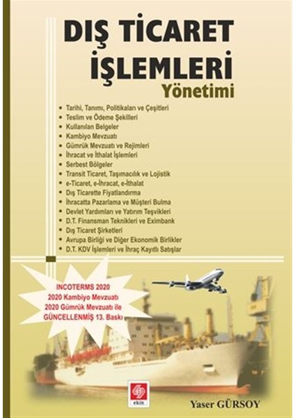 Dış Ticaret İşlemleri Yönetimi - Yaser Gürsoy