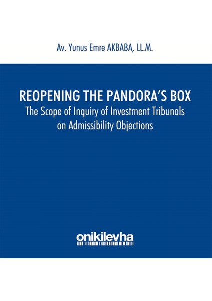 Reopening The Pandora's Box - Yunus Emre Akbaba