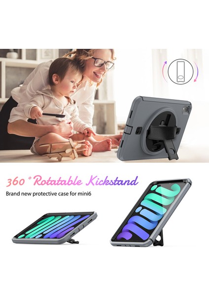 iPad Mini (2021) 8.3'' Tam Vücut Koruması Için Tablet Kılıf (Yurt Dışından)