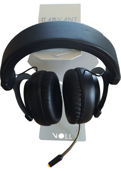 Voll RADYANT V4 Tutucu Stand Kulaküstü Kulaklık Için Oyuncu Gaming Headset Desteği Beyaz