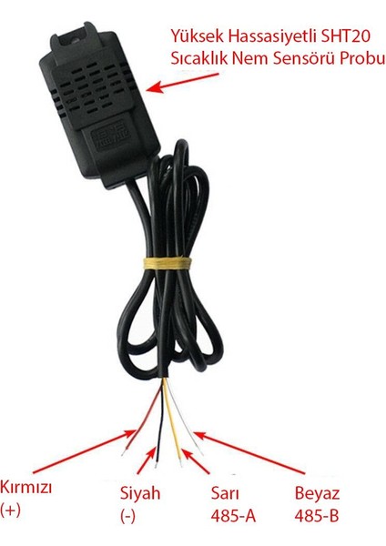 RS485 Yüksek Hassasiyetli SHT20 Sıcaklık Nem Sensörü fiyatları