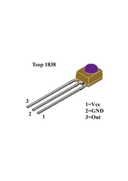 TSOP1838 38 Khz Ir Alıcı fiyatları