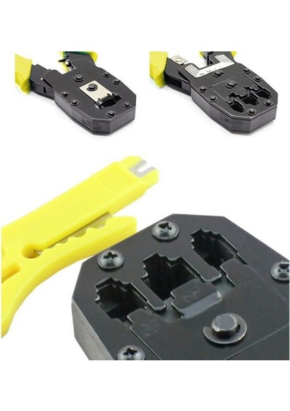 Pense + Tester + 100 Adet RJ45 Network Seti
