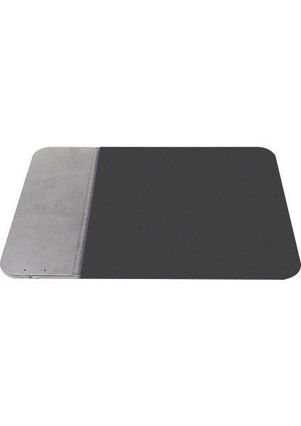 10W Aydınlatma Kablosuz Şarj Kauçuk Mouse Pad Gri (Yurt Dışından) fırsatları