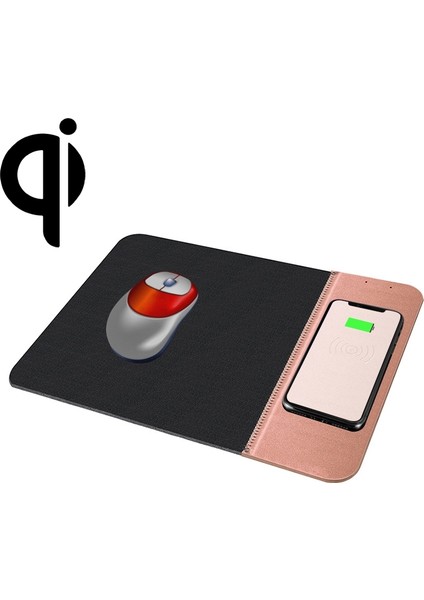 10W Aydınlatma Kablosuz Şarj Kauçuk Mouse Pad Altın Gül (Yurt Dışından) fiyatları