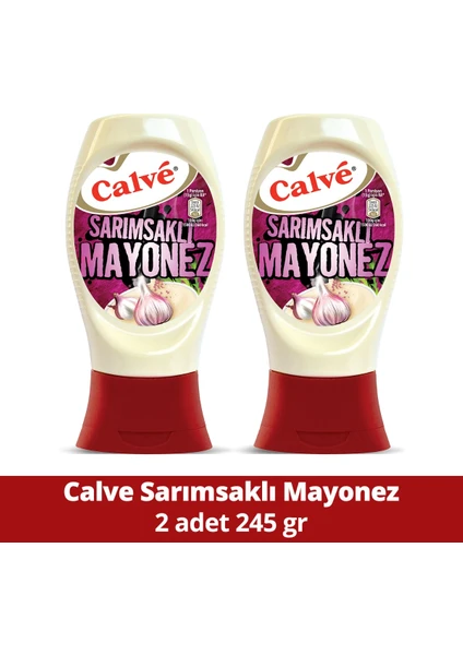 Sarımsaklı Mayonez 245 GR x 2 Adet