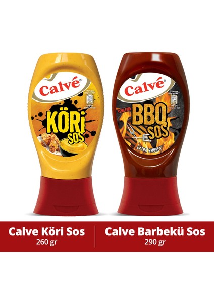 Köri Sos 260 GR & Barbekü Sos 290 GR