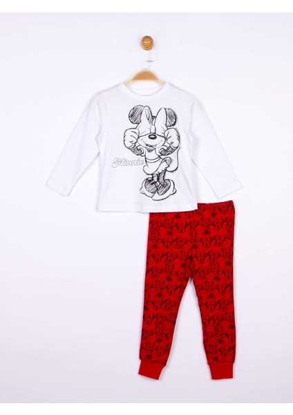 Disney Minnie Çocuk Pijama Takımı 18857